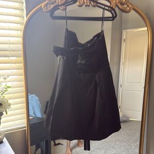 Elegant Black Strapless Dress